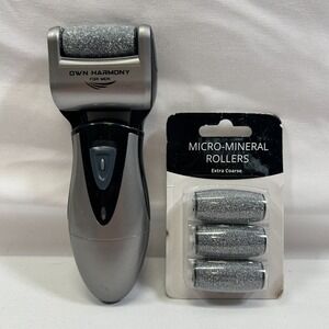 Own Harmony CR900 Rechargeable Electric Callus Remover Foot File +Refill Rollers